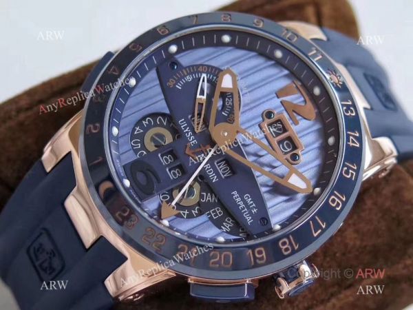 Copy Swiss Ulysse Nardin El Toro / Black Toro Watch Blue Ceramic Bezel Copy Swiss Ulysse Nardin El Toro / Black Toro Watch Blue Ceramic Bezel