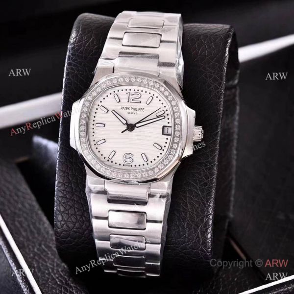 Best Copy Nautilus Patek Philippe Gray Face Watch Ladies Swiss Quality Best Copy Nautilus Patek Philippe Gray Face Watch Ladies Swiss Quality