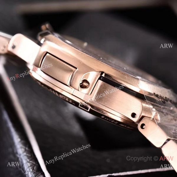 Copy Patek Philippe Nautilus Womens Rose Gold and Diamond 35mm watch Swiss Quality Copy Patek Philippe Nautilus Womens Rose Gold and Diamond 35mm watch Swiss Quality