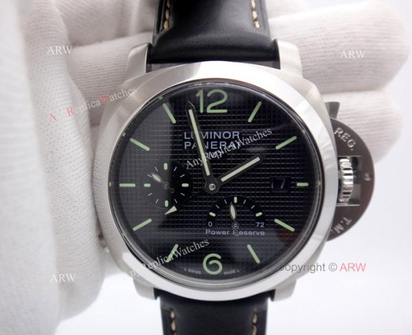 Panerai Power Reserve GMT Black Dial Replica Watch Panerai Power Reserve GMT Black Dial Replica Watch