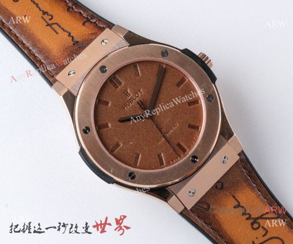 Swiss Grade Copy Hublot Classic Fusion V3 HUB1100 Watch Berluti Strap Swiss Grade Copy Hublot Classic Fusion V3 HUB1100 Watch Berluti Strap