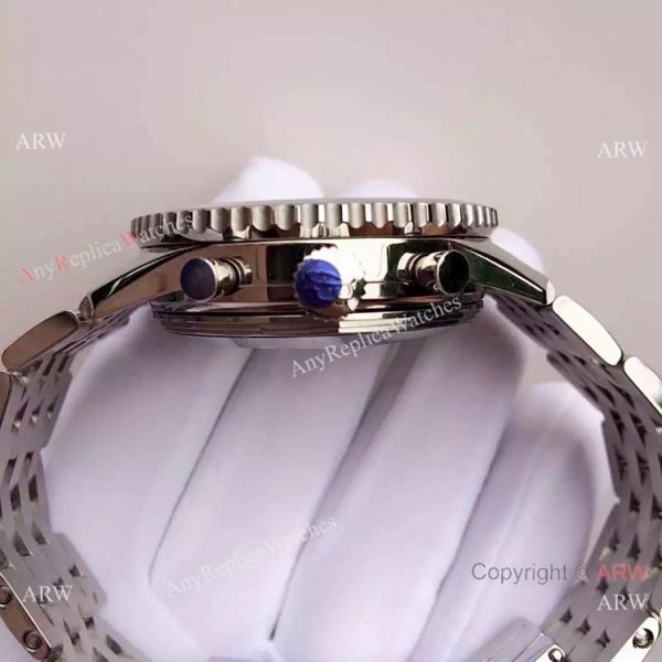 JF Best Replica Breitling Navitimer 01 43mm Watch Stainless Steel Black Face JF Best Replica Breitling Navitimer 01 43mm Watch Stainless Steel Black Face