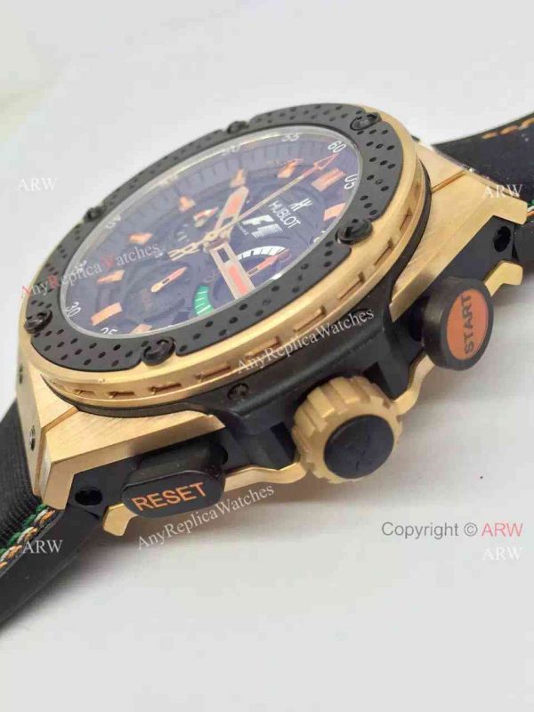 Copy Hublot F1 Geneve Watch Rose Gold Case Copy Hublot F1 Geneve Watch Rose Gold Case