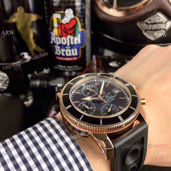 Replica Breitling Superocean Chronograph Men Watch Rose Gold Replica Breitling Superocean Chronograph Men Watch Rose Gold