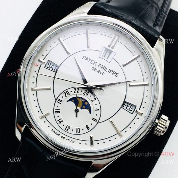 Patek Philippe Replica Annual Calendar White Dial Watch Swiss Cal324 Patek Philippe Replica Annual Calendar White Dial Watch Swiss Cal324