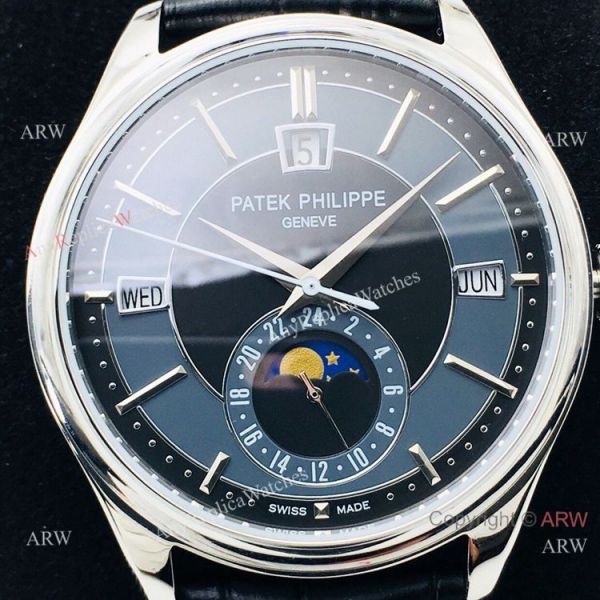 PPF Swiss Replica Patek Philippe Annual Calendar 41mm watch Blue Dial PPF Swiss Replica Patek Philippe Annual Calendar 41mm watch Blue Dial