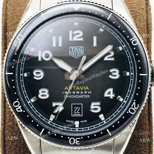 Grade 1A TAG Heuer Autavia Stainless Steel Gray Dial Watch Swiss 2836 Grade 1A TAG Heuer Autavia Stainless Steel Gray Dial Watch Swiss 2836