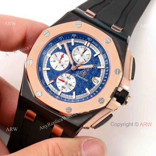 Fake Audemars Piguet For Sale 44mm Rose Gold Blue Dial Mens Watch Fake Audemars Piguet For Sale 44mm Rose Gold Blue Dial Mens Watch