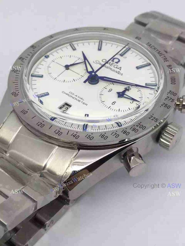 Copy Swiss Omega Speedmaster Watch Stainless Steel White Chronograph Copy Swiss Omega Speedmaster Watch Stainless Steel White Chronograph