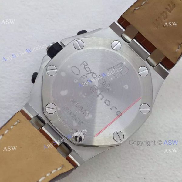 Replica Audemars Piguet Swiss Replica Chronograph watch SS White Replica Audemars Piguet Swiss Replica Chronograph watch SS White