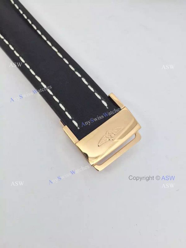 Swiss Replica Breitling 1884 Chronometre Navitimer Watch Rose Gold Case Black Dial Swiss Replica Breitling 1884 Chronometre Navitimer Watch Rose Gold Case Black Dial