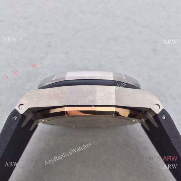 Swiss 3126 Audemars Piguet Replica Watch SS Rose Gold Inner Rubber Strap Swiss 3126 Audemars Piguet Replica Watch SS Rose Gold Inner Rubber Strap