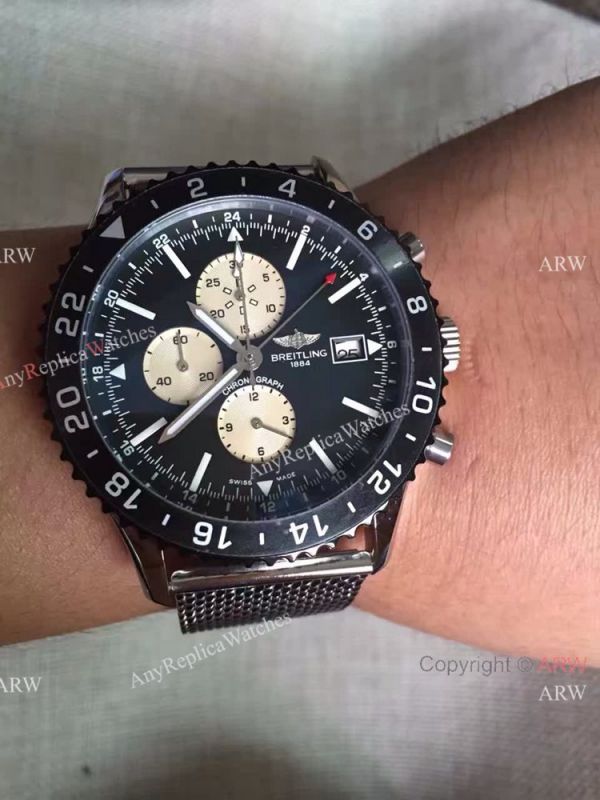 New 2016 Breitling CHRONOLINER SS Black Chronograph Dial Replica Watch New 2016 Breitling CHRONOLINER SS Black Chronograph Dial Replica Watch