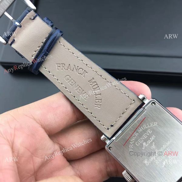 Franck Muller Master Square SS Blue Leather Copy Watch Franck Muller Master Square SS Blue Leather Copy Watch