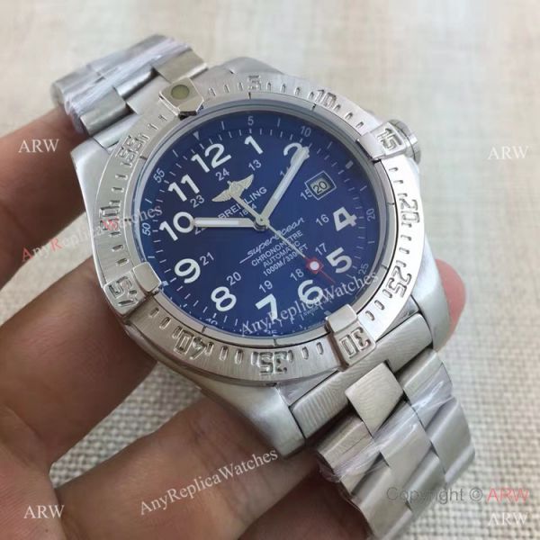 Copy Breitling Superocean Stainless Steel Arabic Markers Watch Copy Breitling Superocean Stainless Steel Arabic Markers Watch