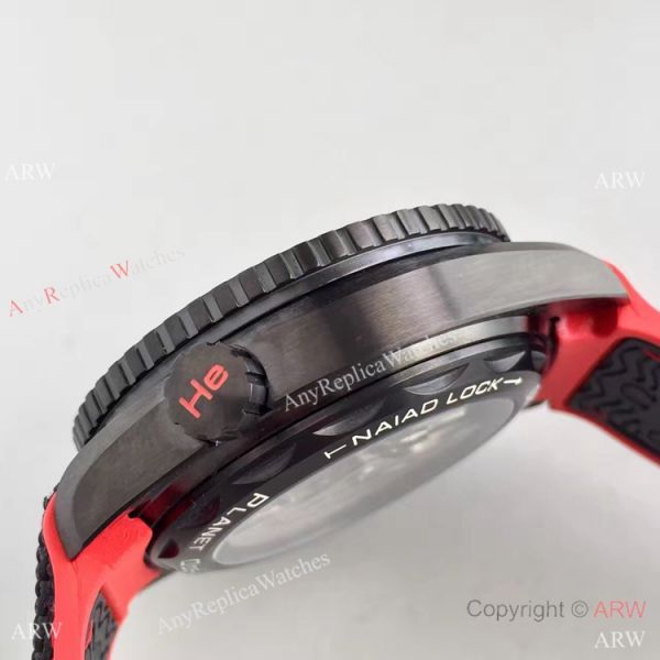 Swiss Replica Omega Seamaster Planet Ocean Deep Black GMT Ceramic Red Watch Swiss Replica Omega Seamaster Planet Ocean Deep Black GMT Ceramic Red Watch