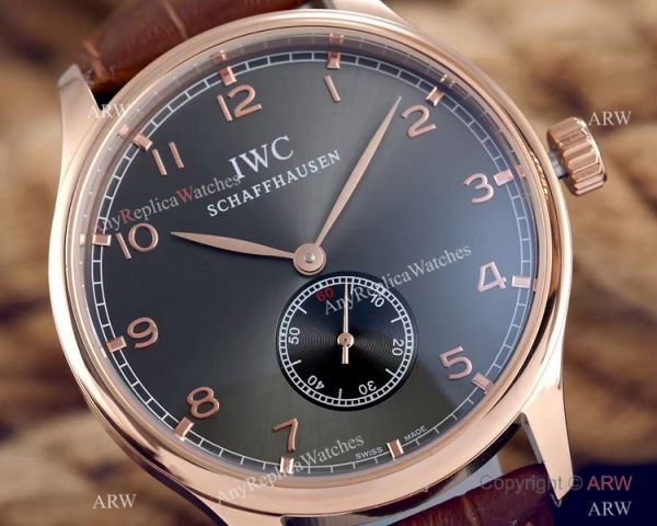 IWC Portuguese 8 Days Rose gold Ardoise Dial Replica IWC Watch IWC Portuguese 8 Days Rose gold Ardoise Dial Replica IWC Watch