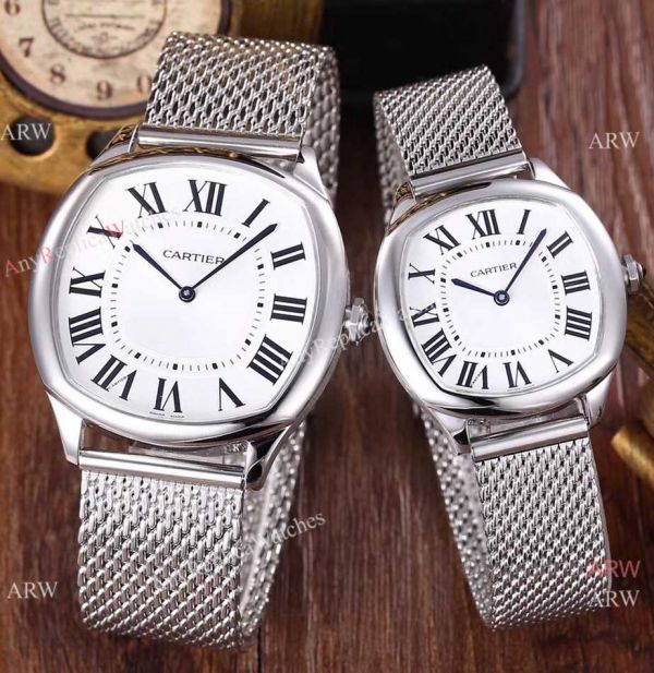 Fake Drive De Cartier Rose Gold Watch White Roman Dial Fake Drive De Cartier Rose Gold Watch White Roman Dial