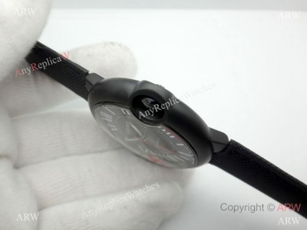 Cartier Ballon Bleu Black ADLC Case Wristwatch Newest Replica Cartier Ballon Bleu Black ADLC Case Wristwatch Newest Replica