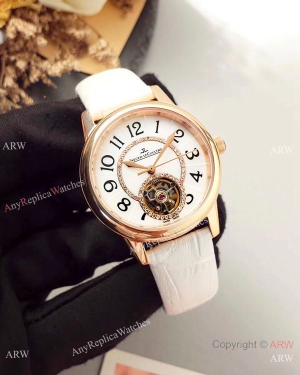 New Replica Jaeger-LeCoultre Tourbillon 33mm Watches SS White MOP Dial New Replica Jaeger-LeCoultre Tourbillon 33mm Watches SS White MOP Dial