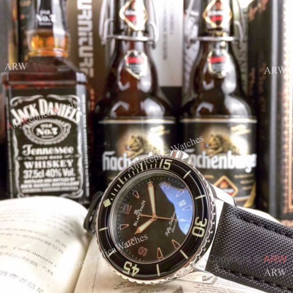 Best Replica Blancpain Womens Watch White MOP Dial Black Leather Bracelet Best Replica Blancpain Womens Watch White MOP Dial Black Leather Bracelet
