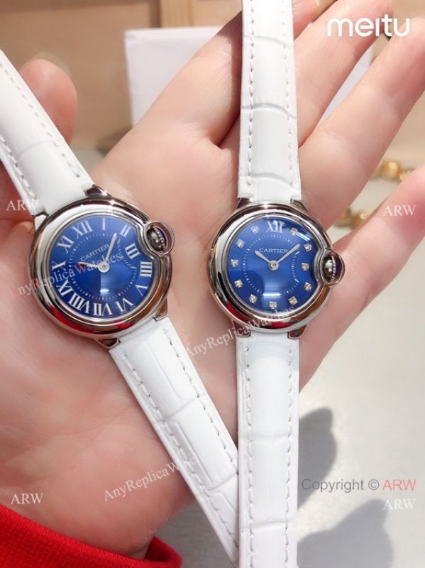 Best Quality Cartier Ballon Bleu de Quartz Watch Stainless Steel Blue Dial Best Quality Cartier Ballon Bleu de Quartz Watch Stainless Steel Blue Dial