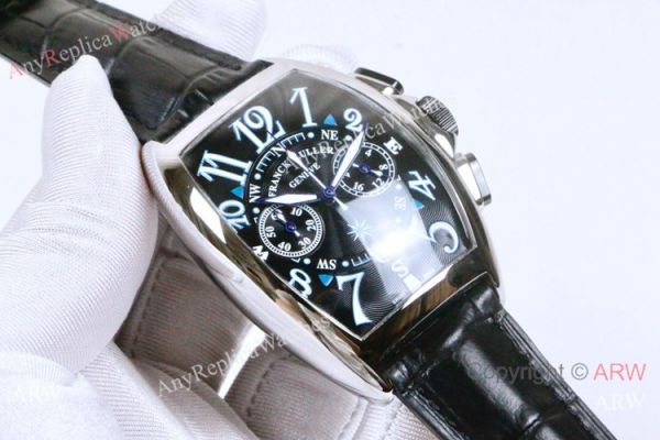 Franck Muller Mariner Chronograph Mens Watch SS Black Dial Franck Muller Mariner Chronograph Mens Watch SS Black Dial