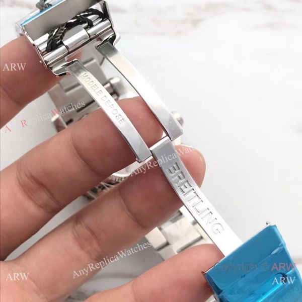 (GF)Swiss Copy Breitling Super Avenger II 7750 Stainless Steel Gray Face Watch 43mm (GF)Swiss Copy Breitling Super Avenger II 7750 Stainless Steel Gray Face Watch 43mm