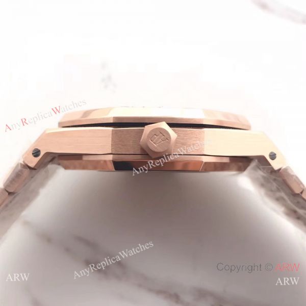 JF Copy Audemars Piguet Royal Oak 41mm Watch Frosted Gold Watch Case JF Copy Audemars Piguet Royal Oak 41mm Watch Frosted Gold Watch Case