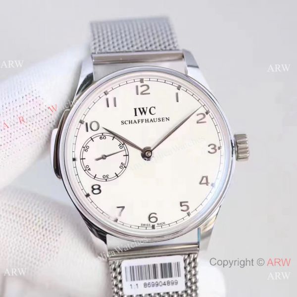 Replica IWC Portuguese Minute Repeater Stainless Steel Mesh Strap Watch Replica IWC Portuguese Minute Repeater Stainless Steel Mesh Strap Watch