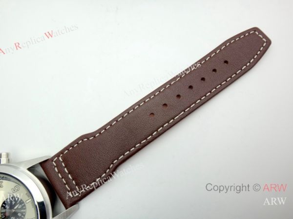 Copy Iwc Pilot Spitfire Chronograph White Dial Brown Leather Strap Copy Iwc Pilot Spitfire Chronograph White Dial Brown Leather Strap