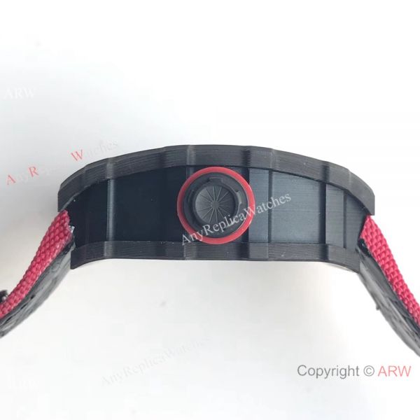 Best Replica Richard Mille RM 35-01 Rafael Nadal watch Carbon Case Red Strap Best Replica Richard Mille RM 35-01 Rafael Nadal watch Carbon Case Red Strap