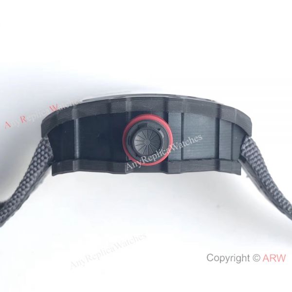 Richard Mille Rafael Nadal RM35-01 Fake watch Gray Nylon Strap Richard Mille Rafael Nadal RM35-01 Fake watch Gray Nylon Strap