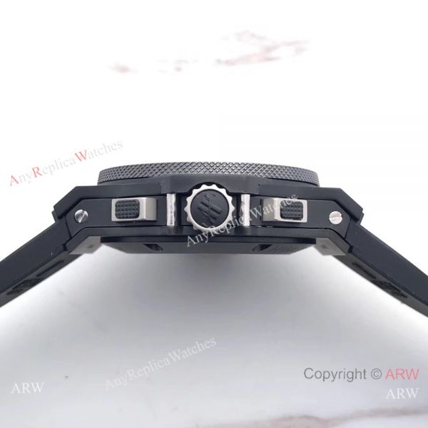 Replica Hublot Big Bang 4100 Black Steel 44mm Watch Black Bezel Replica Hublot Big Bang 4100 Black Steel 44mm Watch Black Bezel