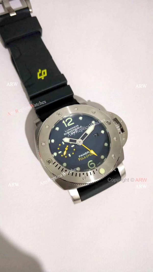 AAA Copy Panerai Luminor Submersible GMT PAM 719 Black Rubber Watch AAA Copy Panerai Luminor Submersible GMT PAM 719 Black Rubber Watch