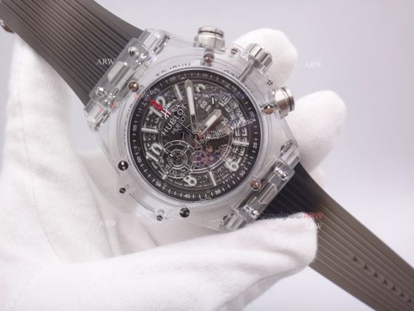 2018 Baselworld Hublot Big Bang Unico Sapphire Replica Watch Black Skeleton 2018 Baselworld Hublot Big Bang Unico Sapphire Replica Watch Black Skeleton