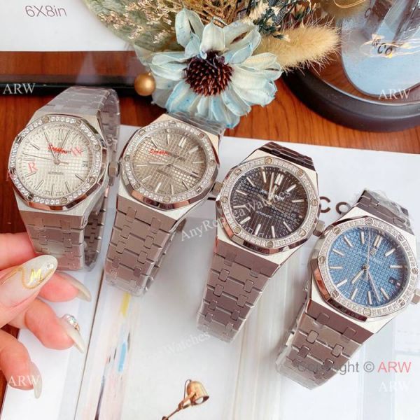 Copy Audemars Piguet Royal Oak SS Blue Dial Watches 37mm Women Copy Audemars Piguet Royal Oak SS Blue Dial Watches 37mm Women