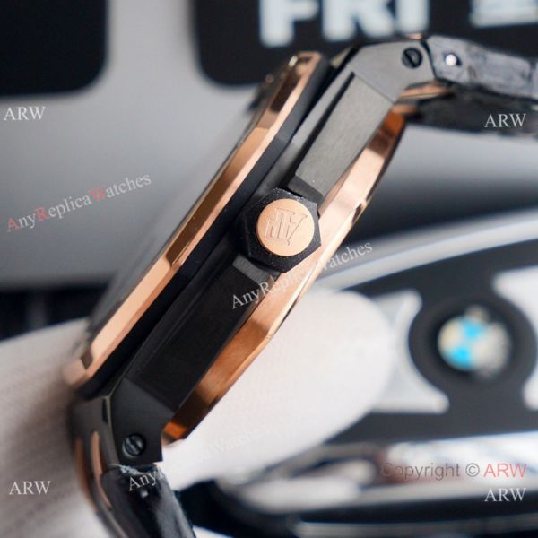 Copy Audemars Piguet Royal Oak Diver Watches Rose Gold and Black Copy Audemars Piguet Royal Oak Diver Watches Rose Gold and Black