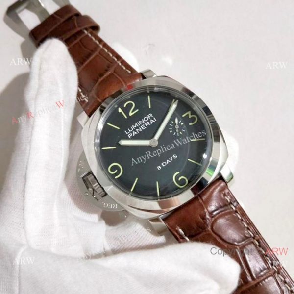 Copy Panerai PAM 368 Luminor 8 Days Black dial Watch Officine Panerai AAA watch Copy Panerai PAM 368 Luminor 8 Days Black dial Watch Officine Panerai AAA watch