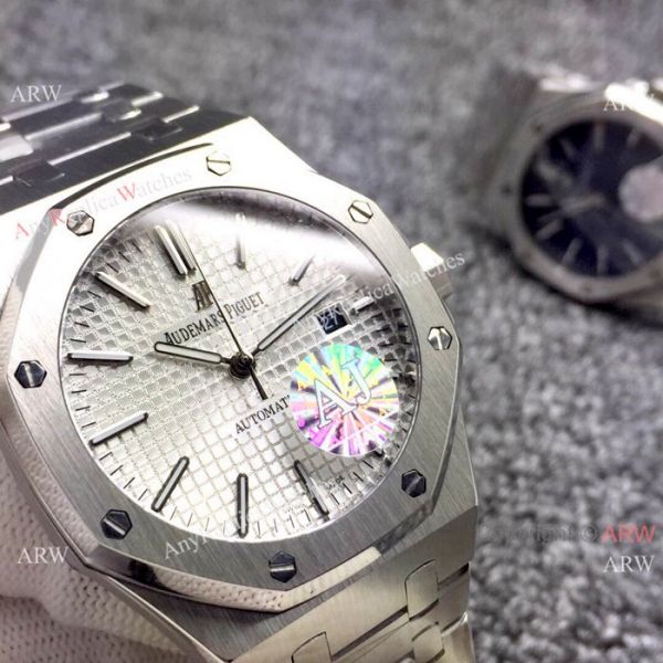 AAA Quality Audemars Piguet Royal Oak Stainless Steel Watches Silver Dial AAA Quality Audemars Piguet Royal Oak Stainless Steel Watches Silver Dial