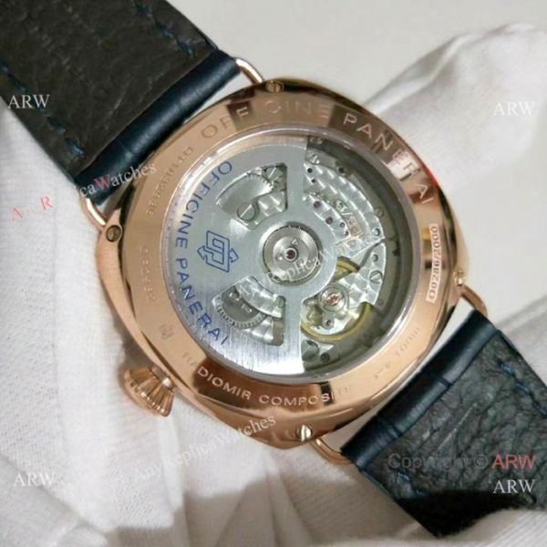 Rose Gold Panerai Radiomir GMT Rose Gold Blue Dial Watch PAM598 Rose Gold Panerai Radiomir GMT Rose Gold Blue Dial Watch PAM598