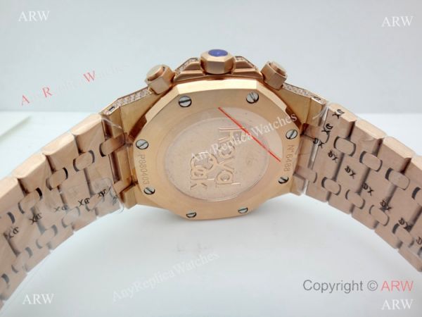 AAA Replica Audemars Piguet Royal Oak Rose Gold diamond Watches 41mm AAA Replica Audemars Piguet Royal Oak Rose Gold diamond Watches 41mm