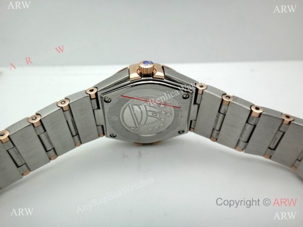 Omega Constellation Two Tone Rose Gold Sky Moon Dial Watch Omega Constellation Two Tone Rose Gold Sky Moon Dial Watch