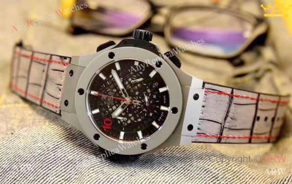 Best Quality Hublot Big Bang 10 Years Watch SS Black Chronograph Dial Best Quality Hublot Big Bang 10 Years Watch SS Black Chronograph Dial