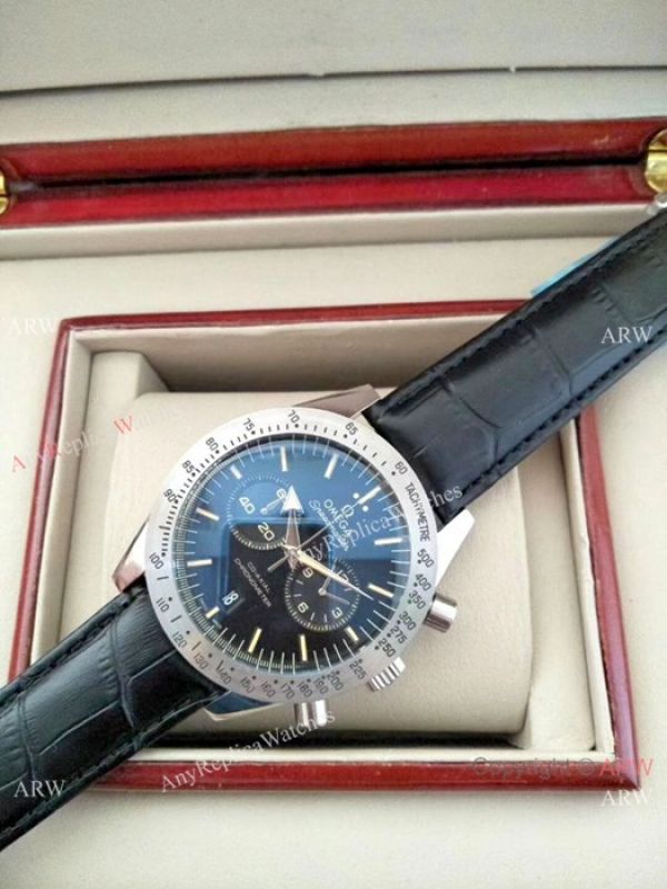 Low Price Omega Clone Watch Speedmaster SS Black Dial Chronograph Watches Low Price Omega Clone Watch Speedmaster SS Black Dial Chronograph Watches