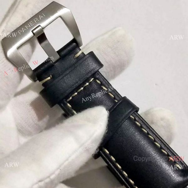 Panerai Luminor Marina Replica Watch SS Black Dial PAM 498 Panerai Luminor Marina Replica Watch SS Black Dial PAM 498