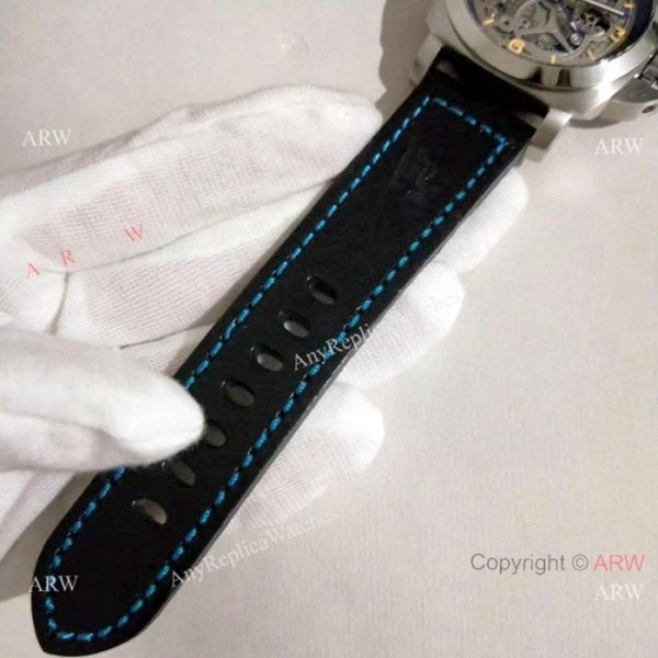 AAA Replica Panerai Luminor GMT 47MM Watch SS Skeleton AAA Replica Panerai Luminor GMT 47MM Watch SS Skeleton