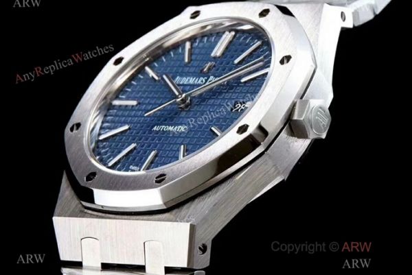 JF Replica Audemars Piguet Royal Oak Stainless steel Blue Dial Watch 3120 Movement JF Replica Audemars Piguet Royal Oak Stainless steel Blue Dial Watch 3120 Movement