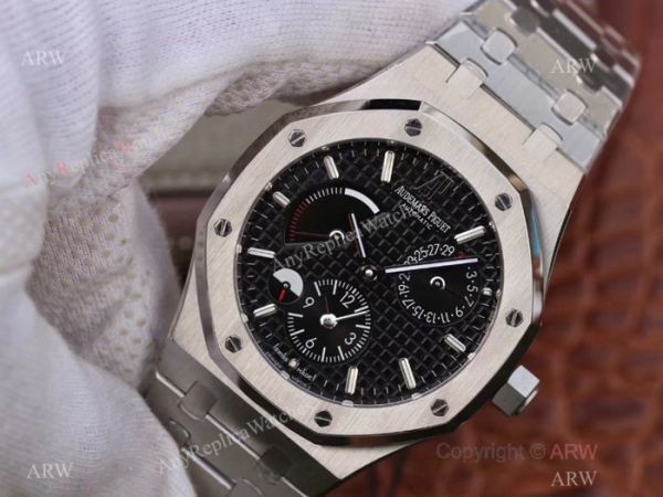 Swiss 2329 Audemars Piguet Royal Oak GMT Stainless Steel Black Dial Watch Swiss 2329 Audemars Piguet Royal Oak GMT Stainless Steel Black Dial Watch