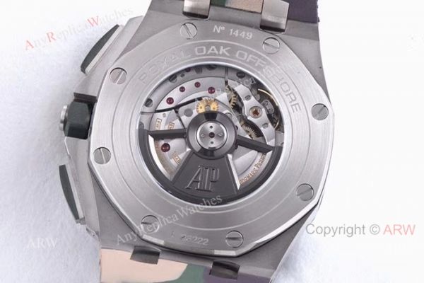JF Copy Audemars Piguet Royal Oak Offshore 26400 CAL.3126 44mm Camouflage Watch JF Copy Audemars Piguet Royal Oak Offshore 26400 CAL.3126 44mm Camouflage Watch